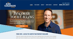 Desktop Screenshot of kencolemanshow.com